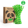Wholesale Eco Friendly Biodegradable Disposable Bamboo Paper Straws